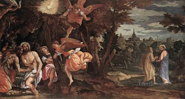  ones Art Painting - Baptism and Temptation of Ch Renaissance Paolo Veronese